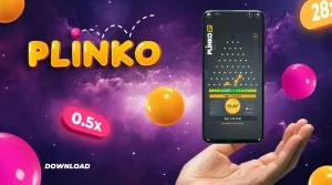 Palline Plinko e dispositivo mobile.